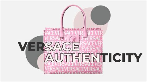 versace authenticity check code|how to check Versace logo.